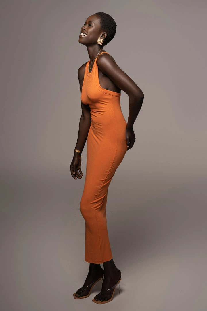 JLUXLABEL NEW ARRIVALS ORANGE SOUL SEARCHING DRESS 9 JLUXLABEL NEW ARRIVALS ORANGE SOUL SEARCHING DRESS