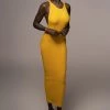 JLUXLABEL MUSTARD SOUL SEARCHING DRESS