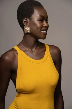 JLUXLABEL MUSTARD SOUL SEARCHING DRESS