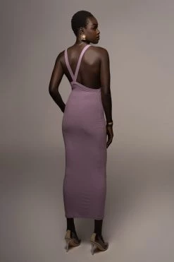 JLUXLABEL PURPLE SOUL SEARCHING DRESS NEW ARRIVALS