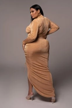 JLUXLABEL PECAN HANNA SLINKY SKIRT SALE