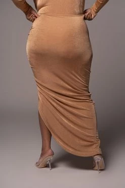 JLUXLABEL PECAN HANNA SLINKY SKIRT SALE