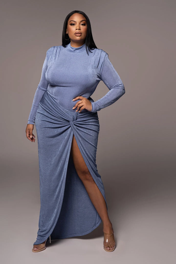 JLUXLABEL NEW ARRIVALS SLATE KIMORA SLINKY SKIRT 3 JLUXLABEL NEW ARRIVALS SLATE KIMORA SLINKY SKIRT