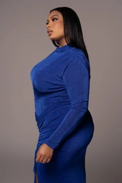 JLUXLABEL BLUE AURA SLINKY SKIRT 22 JLUXLABEL BLUE AURA SLINKY SKIRT