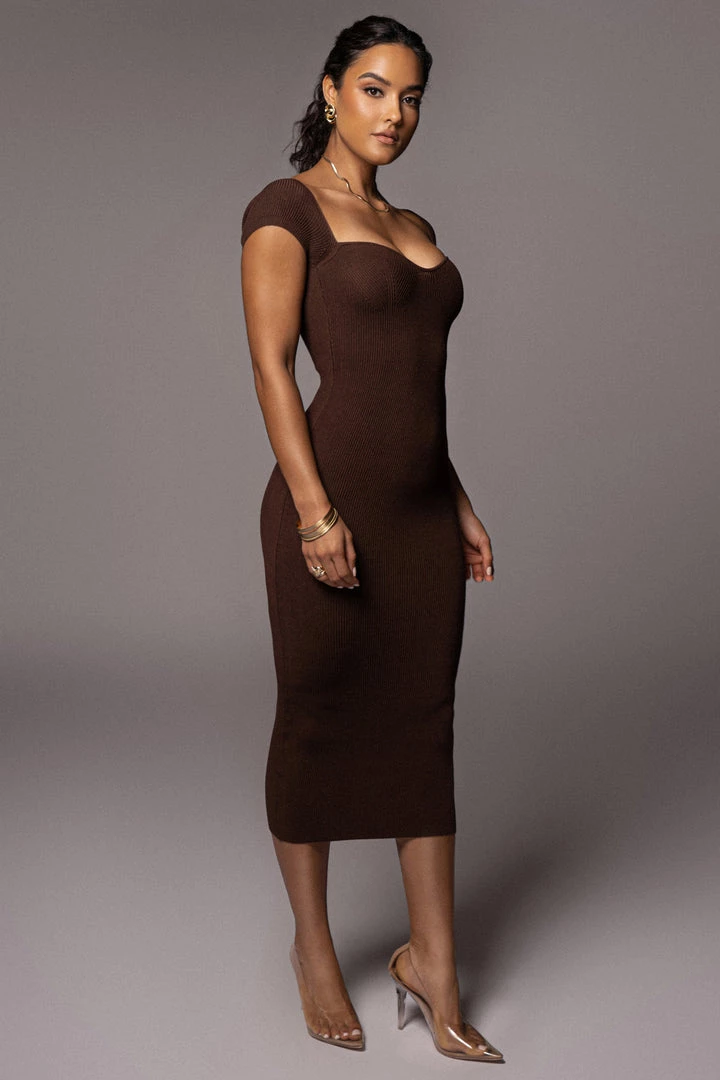 JLUXLABEL CHOCOLATE GRASEL SWEETHEART DRESS 5 JLUXLABEL CHOCOLATE GRASEL SWEETHEART DRESS