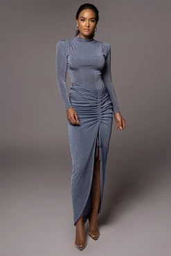 JLUXLABEL SLATE HANNA SLINKY SKIRT SALE