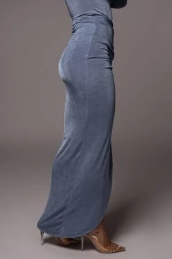 JLUXLABEL SLATE HANNA SLINKY SKIRT SALE