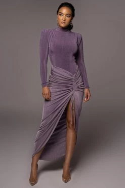 JLUXLABEL SALE GRAPE HANNA SLINKY SKIRT 17 JLUXLABEL SALE GRAPE HANNA SLINKY SKIRT