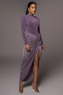 JLUXLABEL SALE GRAPE HANNA SLINKY SKIRT 19 JLUXLABEL SALE GRAPE HANNA SLINKY SKIRT