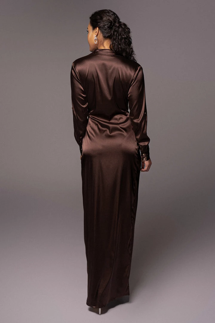 JLUXLABEL SALE CHOCOLATE SOLANGE PLUNGING MAXI DRESS 9 JLUXLABEL SALE CHOCOLATE SOLANGE PLUNGING MAXI DRESS