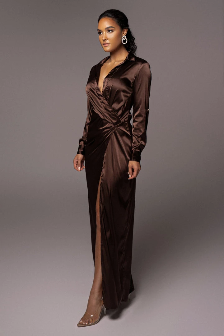 JLUXLABEL SALE CHOCOLATE SOLANGE PLUNGING MAXI DRESS 6 JLUXLABEL SALE CHOCOLATE SOLANGE PLUNGING MAXI DRESS