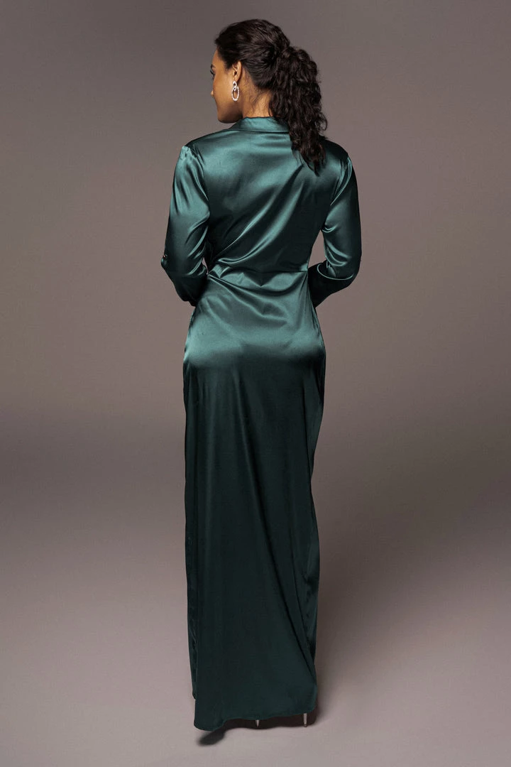 JLUXLABEL EMERALD SOLANGE PLUNGING MAXI DRESS SALE 8 JLUXLABEL EMERALD SOLANGE PLUNGING MAXI DRESS SALE