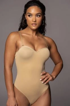 JLUXLABEL SALE LATTE MONROE SHAPEWEAR BUSTIER BODYSUIT