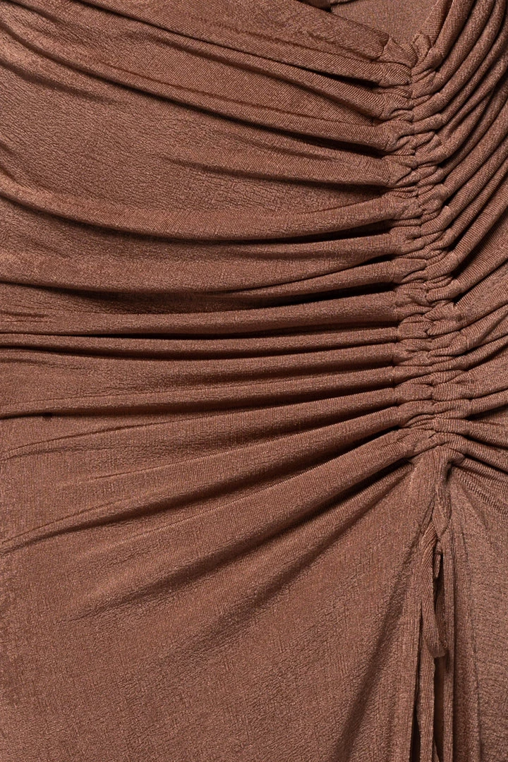 JLUXLABEL CHOCOLATE HANNA SLINKY SKIRT 8 JLUXLABEL CHOCOLATE HANNA SLINKY SKIRT