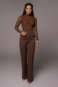 JLUXLABEL CHOCOLATE DOLLY TAILORED TROUSERS SALE
