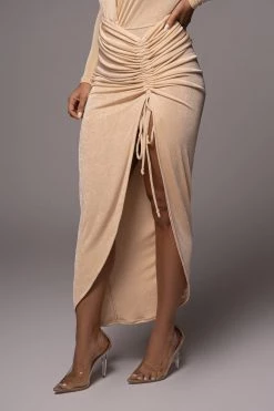 JLUXLABEL BUTTERCREAM HANNA SLINKY SKIRT