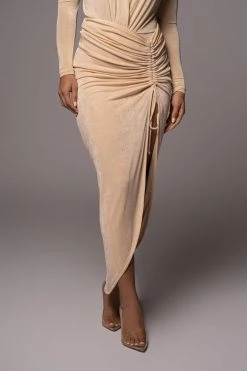 JLUXLABEL BUTTERCREAM HANNA SLINKY SKIRT
