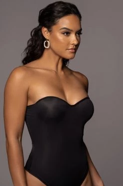 JLUXLABEL BLACK MONROE SHAPEWEAR BUSTIER BODYSUIT 16 JLUXLABEL BLACK MONROE SHAPEWEAR BUSTIER BODYSUIT