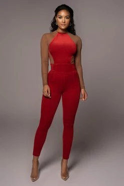 JLUXLABEL RED ELLISON BODYSUIT