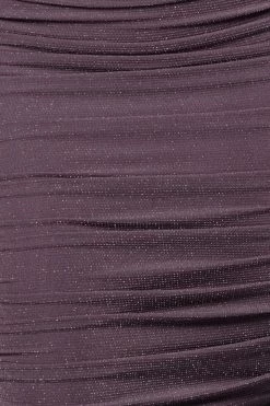 JLUXLABEL PURPLE/SILVER ZABEL RUCHED SKIRT SALE