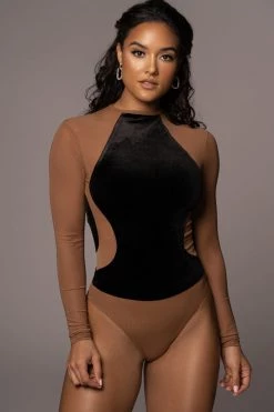 JLUXLABEL NOIR ELLISON BODYSUIT