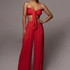 JLUXLABEL JLUXBASIX RED TORY TWO PIECE SET NEW ARRIVALS
