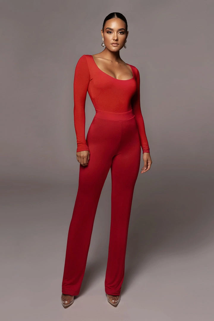 JLUXLABEL JLUXBASIX RED BETHIE SCOOP LONG SLEEVE BODYSUIT 4 JLUXLABEL JLUXBASIX RED BETHIE SCOOP LONG SLEEVE BODYSUIT