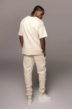 JLUXLABEL SALE BUTTERCREAM KALEB MEN'S JOGGERS