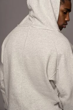 JLUXLABEL GREY JORDYN MEN'S ZIP UP SALE