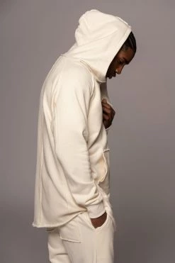 JLUXLABEL SALE BUTTERCREAM JORDYN MEN'S ZIP UP