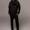 JLUXLABEL BLACK JORDYN MEN'S ZIP UP 2 JLUXLABEL BLACK JORDYN MEN'S ZIP UP
