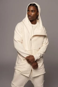 JLUXLABEL SALE BUTTERCREAM JORDYN MEN'S ZIP UP