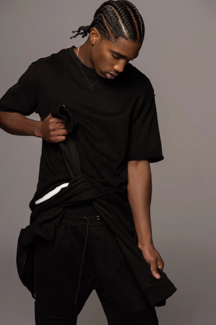 JLUXLABEL BLACK JORDYN MEN'S ZIP UP 13 JLUXLABEL BLACK JORDYN MEN'S ZIP UP