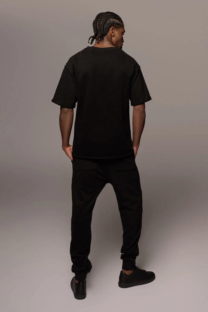 JLUXLABEL SALE BLACK KALEB MEN'S JOGGERS 23 JLUXLABEL SALE BLACK KALEB MEN'S JOGGERS