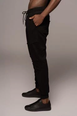 JLUXLABEL SALE BLACK KALEB MEN'S JOGGERS 49 JLUXLABEL SALE BLACK KALEB MEN'S JOGGERS