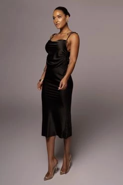 JLUXLABEL NOIR SO SATIN RUCHED SET SALE 13 JLUXLABEL NOIR SO SATIN RUCHED SET SALE