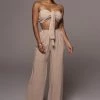 JLUXLABEL BEIGE MORE LOVE LINEN SET