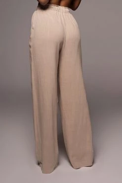 JLUXLABEL BEIGE MORE LOVE LINEN SET