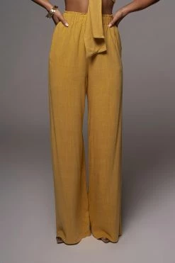 JLUXLABEL YELLOW MORE LOVE LINEN SET NEW ARRIVALS