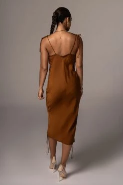 JLUXLABEL SALE COCOA PHOEBE SLIP DRESS