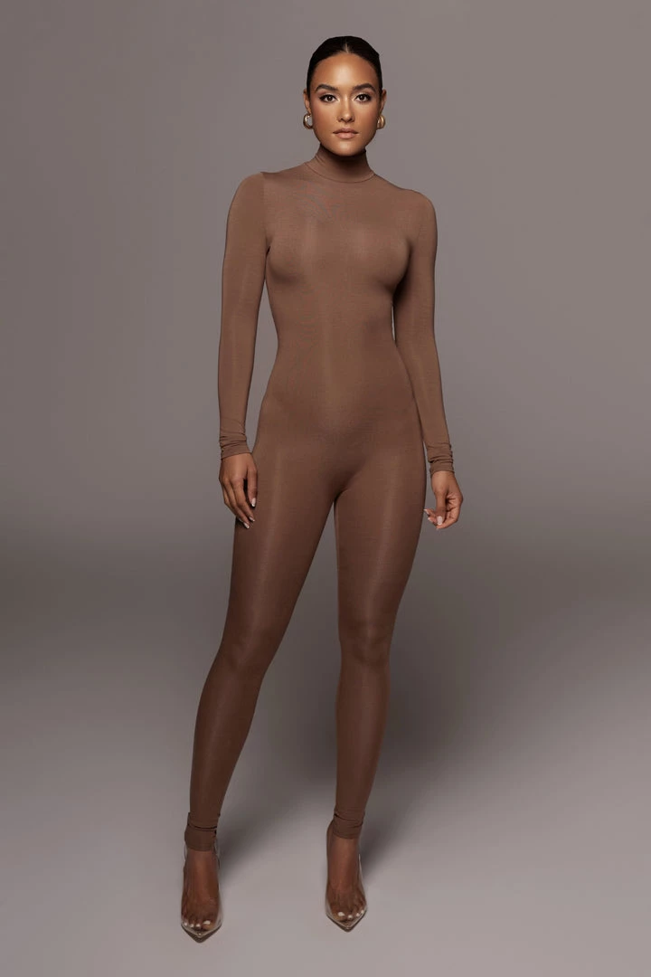 JLUXLABEL SALE BODYBASIX CHOCOLATE ASHA HIGH NECK JUMPSUIT 4 JLUXLABEL SALE BODYBASIX CHOCOLATE ASHA HIGH NECK JUMPSUIT
