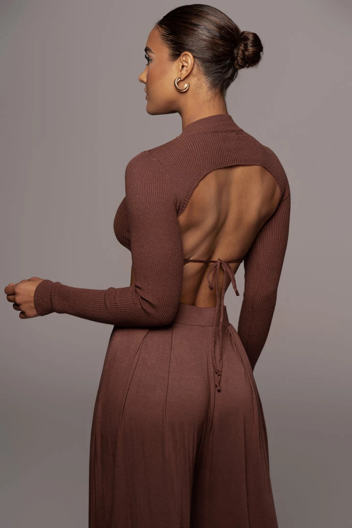 JLUXLABEL JLUXBASIX CHOCOLATE DEVYN WIDE LEG PANTS 10 JLUXLABEL JLUXBASIX CHOCOLATE DEVYN WIDE LEG PANTS