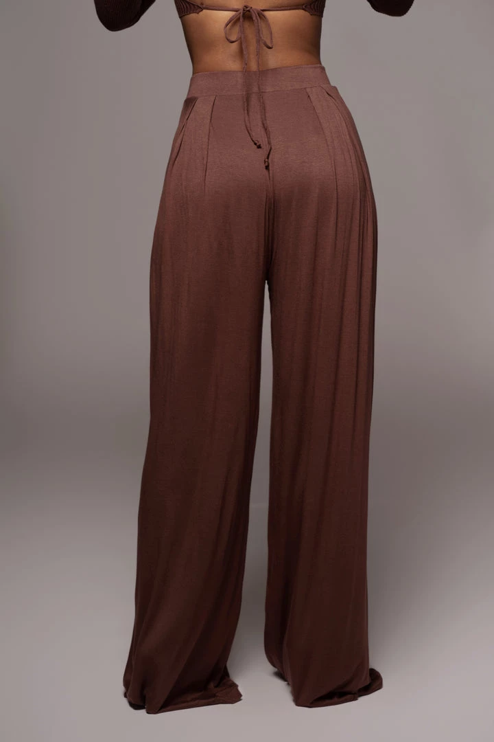 JLUXLABEL JLUXBASIX CHOCOLATE DEVYN WIDE LEG PANTS 11 JLUXLABEL JLUXBASIX CHOCOLATE DEVYN WIDE LEG PANTS