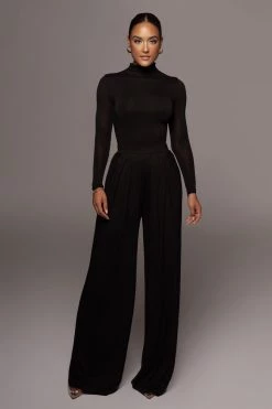 JLUXLABEL JLUXBASIX BLACK DEVYN WIDE LEG PANTS 19 JLUXLABEL JLUXBASIX BLACK DEVYN WIDE LEG PANTS