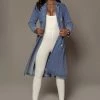 JLUXLABEL ZANDRA DENIM COAT