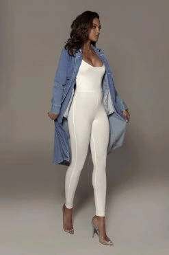 JLUXLABEL ZANDRA DENIM COAT