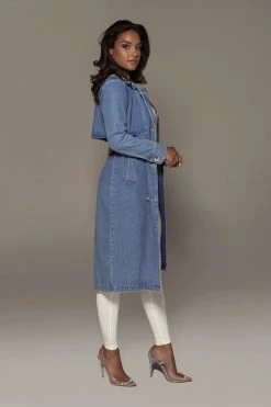 JLUXLABEL ZANDRA DENIM COAT