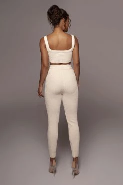 JLUXLABEL IVORY GEMMA CROP CHENILLE TOP SALE