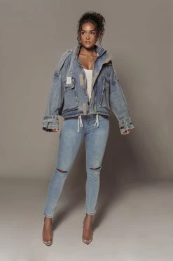 JLUXLABEL ESTHER UTILITY DENIM JACKET 15 JLUXLABEL ESTHER UTILITY DENIM JACKET