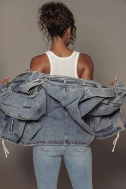 JLUXLABEL ESTHER UTILITY DENIM JACKET 22 JLUXLABEL ESTHER UTILITY DENIM JACKET